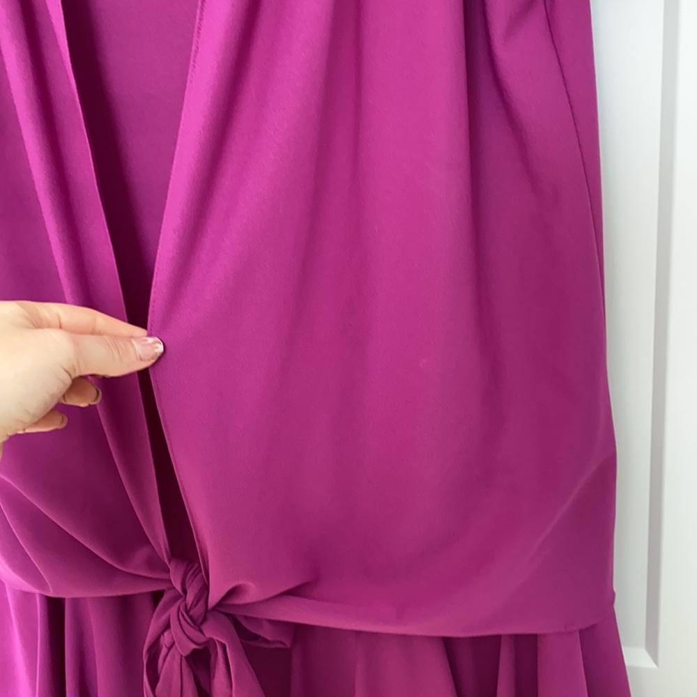 Vintage T Fe Magenta Drop Waist Dress - Picture 5 of 14